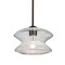 Besa Lighting Zen Stem Pendant , Clear Bubble, Bronze Finish, 1x60W Incandescent 1TT-ZENCL-BR - alternate 1